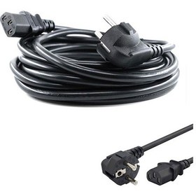Resim Power kablo 3x1mm C13 bilgisayar monitör power güç kablosu 15m 