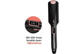 Resim CVS DN 7320 Dijital Saç Düzleştirici – Ayarlanabilir Isı Kontrollü Seramik Plakalar ile Pürüzsüz Saçlar 