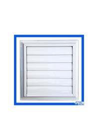 Resim Banyo Havalandırma Beyaz Alüminyum Telli Menfez, Panjur 