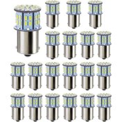 Resim Sulhul 20X LED Light Bulbs For Super Bright 3014 50-Smd White 1156 1141 1003 BA15S Trailer Marine Boat Trunk (Yurt Dışından) 