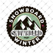 Resim Bay Etiket Hbg26 Snowboard Sticker 