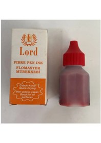 Resim Lord Flomaster Permanent Mürekkebi Kırmızı 25ml 