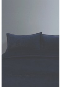 Resim Zebra Casa Scala Lacivert Çift Kişilik Yatak Örtüsü Seti Lacivert 