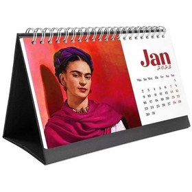 Resim Frida Kahlo Masa Takvimi - 2027 Takvimi - Siyah Renk 
