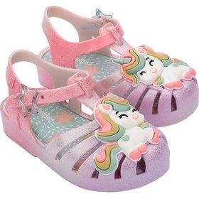 Resim Mini Melissa Kız Çocuk Possession Multicolor Unicorn Temalı Sandalet-14474 Çok Renkli 