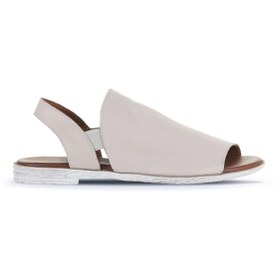 Resim Bueno Shoes Gri Deri Kadın Düz Sandalet 01wa3008 