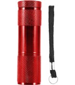 Resim Tenfowee Küçük Boy 4.5v 9led Uv Feneri 365-400nm - Taş, Mücevher Tanıma Ve Floresans Tespiti İçin Kırmızı 
