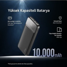 Resim Ttec 2bb233s Chargeup Pro Lcd 10.000mah Pd 20w Taşınabilir Hızlı Şarj Aleti / Powerbank Diğer 