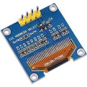 Resim 0.96'' 128x64 Oled Grafik Lcd Ekran - Mavi 