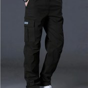 Resim Erkek İş Pantolonu, İpli Bel Detaylı Çok Cepli Erkek Pantolon 