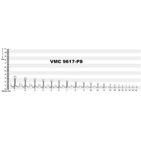 Resim Vmc 9617ps Perma Steel Hı Carbon 3 Lü İğne 10 Lu Paket No:8 - Standart 