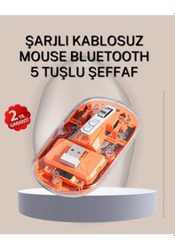 Resim Diğer Çift Modlu Fare Usb Alıcılı Ve Bluetooth Bağlantılı 