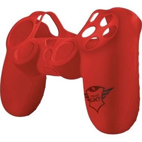 Resim Gxt 744r Kırmızı Transparan Silikon Joystick Gamepad Kılıf 