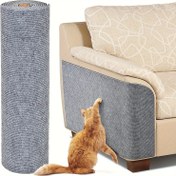 Resim 1 adet Kendinden Yapışkanlı Kedi Mobilya Koruyucu, 40.01cm x 200.0cm - Duvar ve Kanepe Çizik Koruyucu, PE Malzeme, Kapılar, Koltuklar ve Kedi Ağaçları için Yapışkanlı Tampon, Kedi Çizik Koruyucu | Dokulu Yüzey | Dayanıklı Yapıştırıcı 