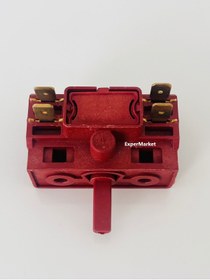 Resim expermarket Ufo Mikatronik Soba Çevirmeli Şalter Anahtar 2+2 On/off Polyemit 