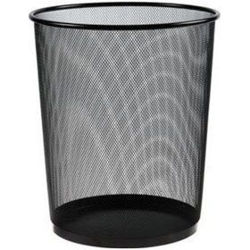 Resim Siyah Metal Delikli Çöp Kovası 11 Litre Çok Renkli 