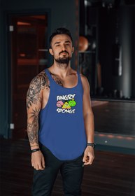 Resim Freeyez Angry Sponge Gym Fitness Tank Top Sporcu Atleti 