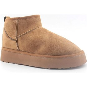 Resim Pierre Cardin 52709 Ug Kısa Süet Kürklü Kadın Bot Taba 001 