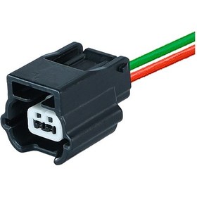 Resim Şarj Ve Yan Sinyal Soketi 2 Pin Kablolu 
