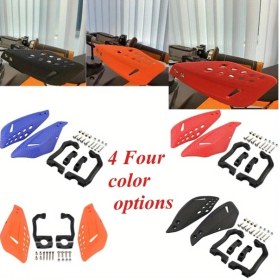 Resim Tongdashop 1 Çift Motosiklet El Koruyucusu - 22mm Kalın, Siyah, Kırmızı, Dayanıklı Koruma Ve Artırılmış Kavrama 