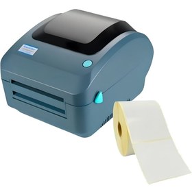 Resim XPRINTER Xp-490b Usb Barkod Yazıcı + 1 Adet 100x100 (500 Sarımlık) Termal Etiket 