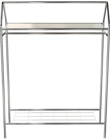 Resim Home Hanger Krom Konfeksiyon Askısı Butik Konsep Askı Sabit Raflı Askılık Krom 