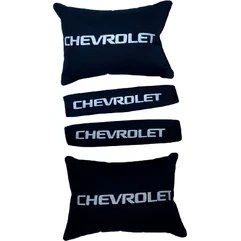 Resim Otomind Chevrolet Nakışlı Boyun Yastığı Konfor Seti 