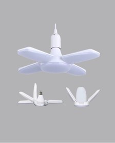 Resim PAZAR DÜNYASI Tasarruflu Pervane LED Ampül 4 Kollu 60 Watt Geniş Alan Aydınlatma - Lisinya 