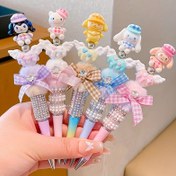 Resim Sanrio Kuromi My Melody 1 Adet Kristal Simli Jel Kalem - Sevimli Çizgi Film Ofis Malzemesi, Hayvan Tasarımları, Doğum Günü Hediyesi, DIY El Sanatları Kalemi | Zengin Çeşitlilikte Resim Malzemeleri, Yaratıcı Yazım,Kawaii Tasarım,Pürüzsüz Yazım,Dayanıklı Plastik,Kırtasiye Severler 