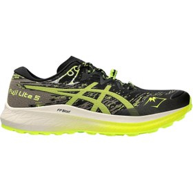 Resim Asics Fuji Lite 5 Erkek Siyah Yol Koşusu Ayakkabısı 