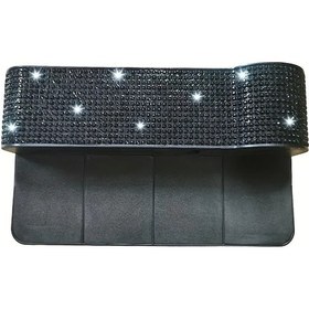 Resim Dashanshop Siyah Sağ Yeni Şık Araç Boşluğu Saklama Kutusu Telefon Su Şişesi Organizör 