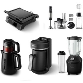 Resim Philips Blender HR2695/Tost Makinesi HD6307/Çay Mak. HD7301/Türk Kahve Mak. HDA150/Smoothie Blender HR2291 