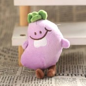 Resim OEMG Yeni 1 Adet Dört Inç Iyi Şanslar Karikatür Peluş Oyuncak Bebek Anahtarlık Sevimli Bebek Anahtar Küçük Kolye Seti (Yurt Dışından) 