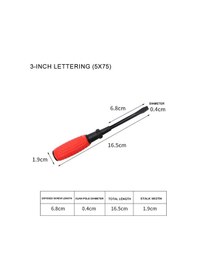 Resim Kauçuk Kaplı Kaymaz Sap Kelime Çapraz Güçlü Manyetik 45 Çelik Tornavida 3 İnches Slotted 