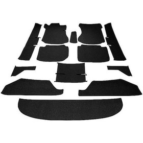 Resim Mercedes W115 Taban Halısı Siyah 13 Parça - Öz-iş 