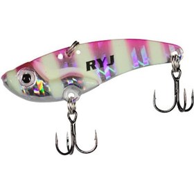 Resim Ryuji Mirror Vib 3,5cm 4gr Vibrasyon Yem Renk : Pink Glow Zebra 