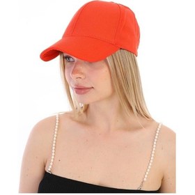 Resim Unisex Ayarlanabilir Turuncu Spor Basic Şapka Turuncu 