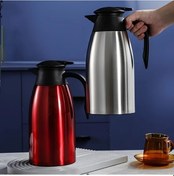 Resim Willowhaven 24 Saat Isıtmalı 67.63oz Kırmızı Vakumlu Çelik Kahve Termosu Seyahat Bardağı 