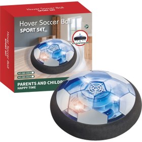 Resim Learning Toys Learning Fun Hover Ball Havada Kayan Futbol Topu Ev Içi Futbol Topu Işıklı Pilli Mavi 