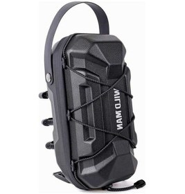 Resim Dancemonkey Yeni Tasarım Wild Man Gd6x Plus 3l Elektrikli Scooter Hızlı Bırakma Gidon Çantası Sert Kabuk Su Geçirmez Çanta Siyah Siyah 