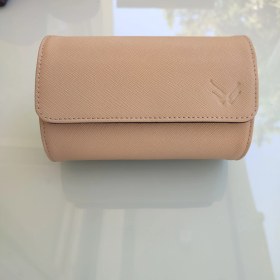 Resim Onywatch Doğal Deri Tekli Saat Kutusu Saat Rollu Watch Box Saat Saklama Kutusu Saat Koleksiyon Kutusu Saat Kutuları 