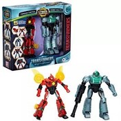 Resim Transformers EarthSpark Terran Twitch ve Robby Malto İkili Aksiyon Figürü Seti 