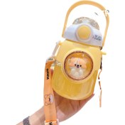 Resim FastDeal Store Yaz Kış Plastik Bardak Kız Pipet Su Bardağı Büyük Kapasiteli Taşınabilir Karikatür Büyük Göbek Bardak Çocuk Su Bardağı (Yurt Dışından) 