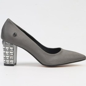 Resim Pierre Cardin Pc-51201 - 3478 Platin Saten - Kadın Topuklu Ayakkabı 001 