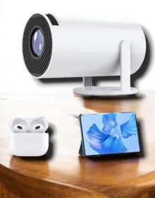 Resim AyrStore 130 İnç Geniş Ekran Ve 4K Destekli Full Hd Projeksiyon Cihazı 