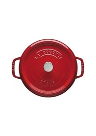 Resim Staub La Cocotte Döküm Tencere Kiraz 24 CM 3.8 L Yuvarlak 