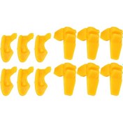 Resim Wezone 12 Adet Araba Motosiklet Lastik Montaj Çıkarma Aleti, Lastik Değiştirirken Jantları Kırışıklardan Ve Çiziklerden Koruyan Plastik Duck Head Seti 