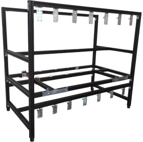 Resim Rigbu Sigma Mining Rig Kasası SB72BL 12 Gpu 