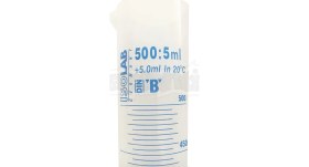 Resim Isolab 500Ml Plastik Mezür Mavi Skala 