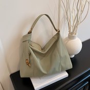 Resim 2025 Yeni Kadınlar İçin Şık Naylon Omuz Çantası, Çıkarılabilir Askılı - Crossbody veya Elde Taşınabilir, Rahat Kalıp, Fermuar Kapatma, Dayanıklı Polyester Astarlı - Açık Yeşil/Bej/Siyah Şehir Şıklığı & Günlük Kullanım için, Naylon Crossbody Çanta, Çok Yönlü Seyahat Çantası, Minimalist El Çantası, Temiz Tasarım Çantası 